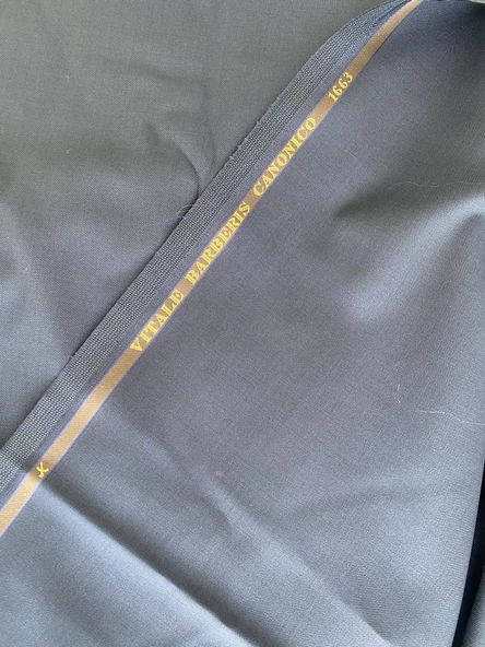 Vitale Barberis Canonico Super 110's Lacivert Takım Elbise Kumaşı 1,50x3,40 Metre - 2