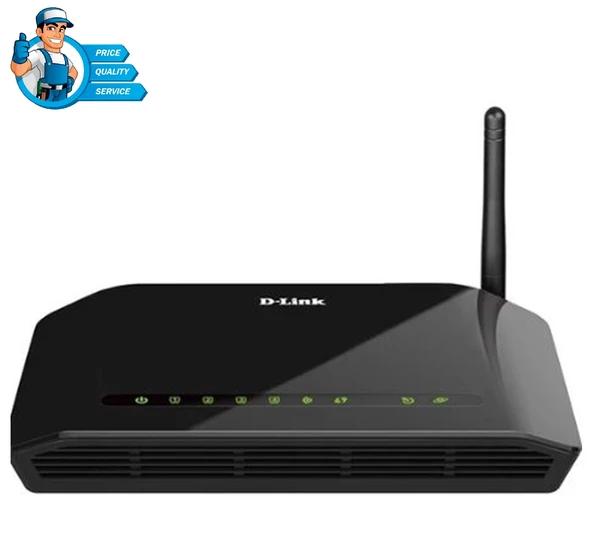 D-Link DSL-2640 OU Adsl-Adsl2 Modem/Router (Kutulu-Yenilenmiş)