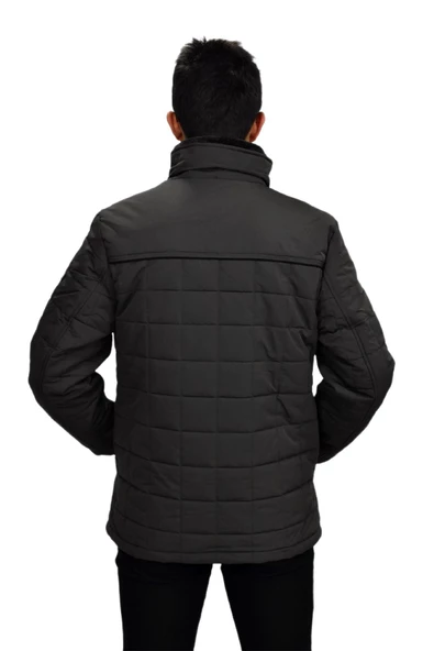 Erkek Spor Yaka Kürklü Mont  M3317 BGL-ST03236 - Resim 11