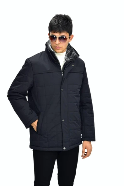 Erkek Spor Yaka Kürklü Mont  M3317 BGL-ST03236 ürün görseli