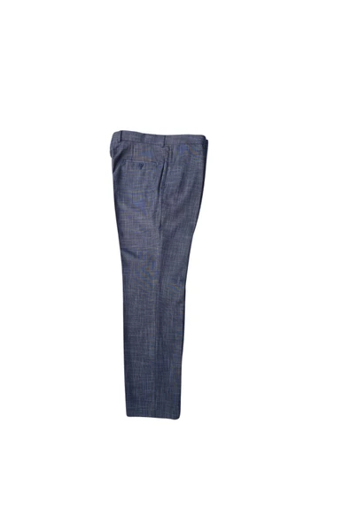 REGULAR KALIP DESENLİ POLİ VİSKON MEVSİMLİK KUMAŞ PANTOLON - 4