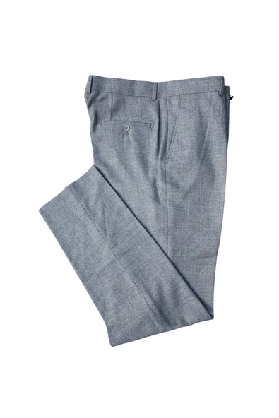 REGULAR KALIP DESENLİ POLİ VİSKON MEVSİMLİK KUMAŞ PANTOLON - 8
