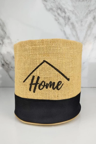 Digithome Hasır Çok Amaçlı Düzenleyici Organizer Mini Yuvarlak Saksılık Siyah - CLY-J1026 C1-1-121 - 3