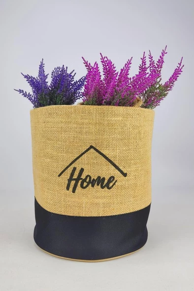 Digithome Hasır Çok Amaçlı Düzenleyici Organizer Mini Yuvarlak Saksılık Siyah - CLY-J1025 C1-1-121 - 3