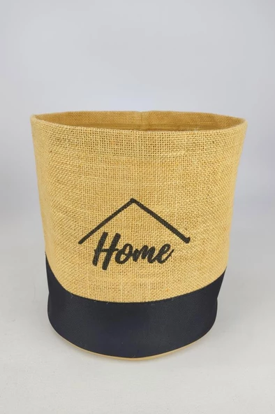 Digithome Hasır Çok Amaçlı Düzenleyici Organizer Mini Yuvarlak Saksılık Siyah - CLY-J1025 C1-1-121 - 4