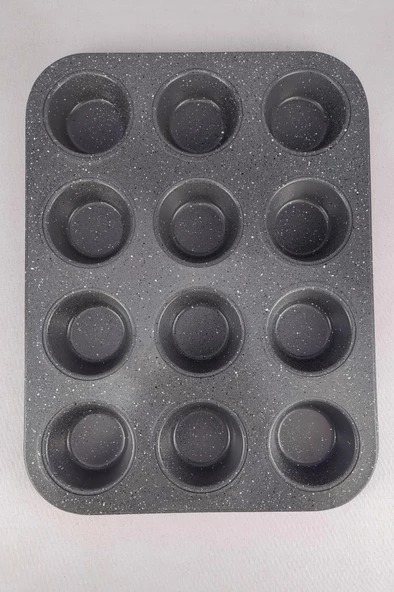 Digithome 12 Bölmeli Yanmaz Yapışmaz Muffin & Cupcake Kalıbı – THN69005 C1-1-18