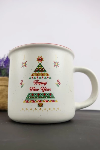 Digithome Porselen New Year Yılbaşı Kupası 360 Cc Desen 2 – Thn10800 C1-1-18
