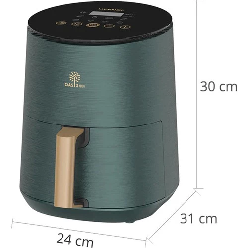 Xiaomi Mi Liven Air Fryer 3.5l Yağsız Fritöz Morandi Yeşil - 5