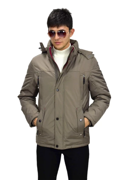 Erkek Spor Kapüşonlu Mont  M3306 BGL-ST03230 ürün görseli