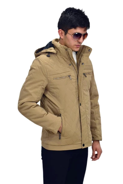 Erkek Spor Kapüşonlu Mont  M3303 BGL-ST03235 - Resim 10