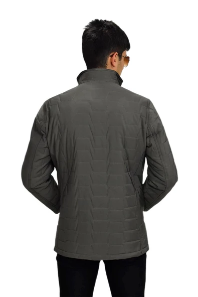 Erkek Büyük Beden Spor Hakim Yaka Mont  M3100 BGL-ST03239 - Resim 11