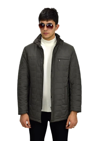 Erkek Büyük Beden Spor Hakim Yaka Mont  M3100 BGL-ST03239 - Resim 3