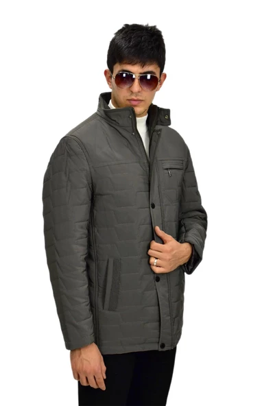 Erkek Büyük Beden Spor Hakim Yaka Mont  M3100 BGL-ST03239 - Resim 7