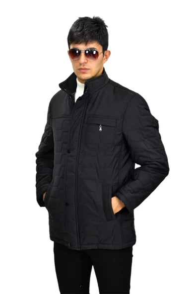 Erkek Büyük Beden Spor Hakim Yaka Mont  M3100 BGL-ST03239 - Resim 8