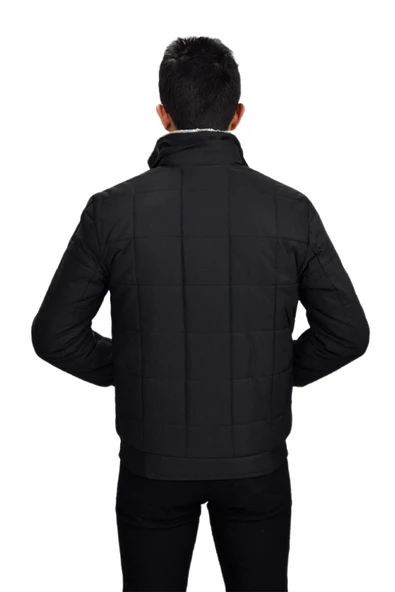 Erkek Büyük Beden Spor Peluş Yaka Mont  M3096 BGL-ST03243 - Resim 10