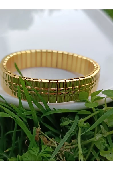 Şık ve modern Çelik Nomi Düz Bileklik - 2