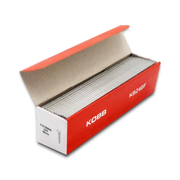 Kobb Kbz40f 40Mm 2500 Adet F/E/J/8 Serisi Ağır Hizmet Tipi Kesik Başlı Çivi - 3