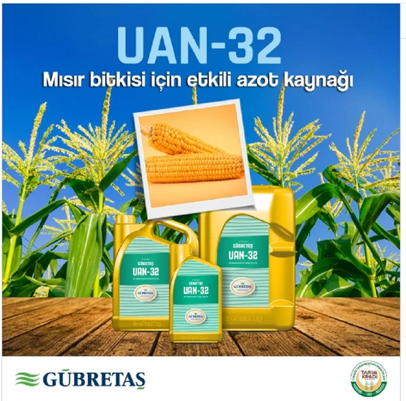 Gübretaş UAN32 Yüksek Azotlu Sıvı Gübre 20 Litre