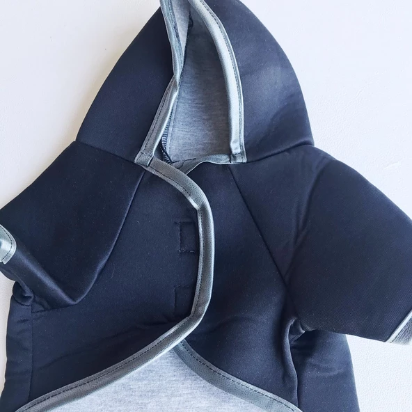 SİYAH KÖPEK YAĞMURLUĞU 4XL 9 1-12 KG İÇİN - 3