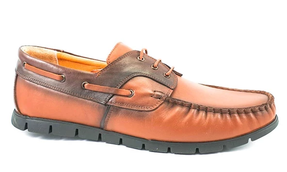 Çetintaş Büyük Numara Ayakkabı 4351 % 100 Hakiki Deri 45-46-47-48 Taba - 4