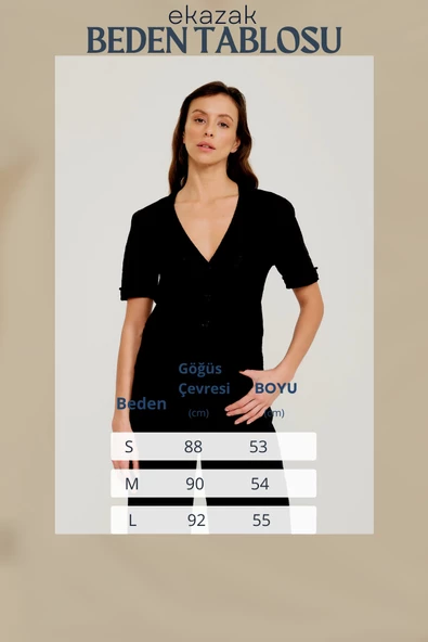 Modern Kesim Hırka Kazak - 7