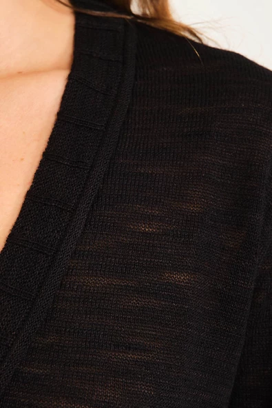 Modern Kesim Hırka Kazak - 6