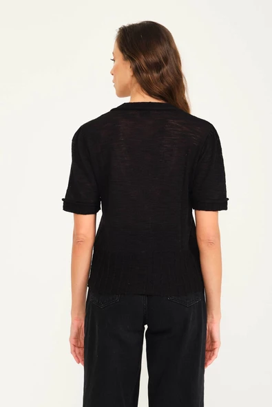 Modern Kesim Hırka Kazak - 2