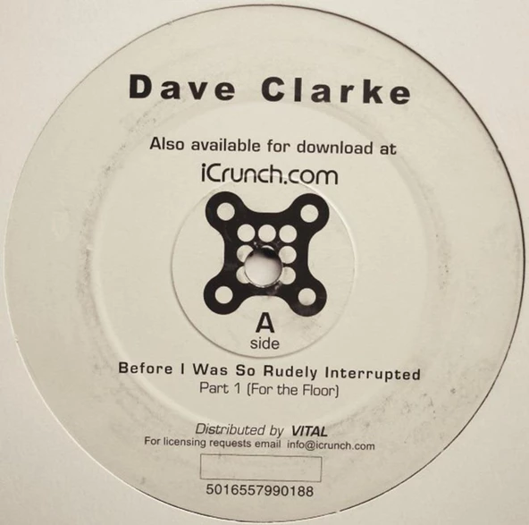 Dave Clarke – Before I Was So Rudely Interrupted Techno Vinly Plak alithestereo