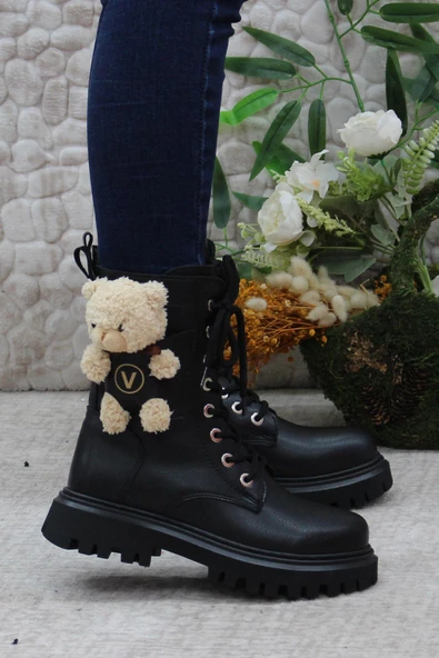 Mehmet Mete 35101 Anatomik Sıcak Astar Kaymaz Taban Postal Kız Çocuk Bot - Resim 3