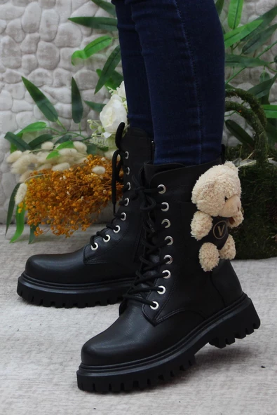 Mehmet Mete 35101 Anatomik Sıcak Astar Kaymaz Taban Postal Kız Çocuk Bot - Resim 5