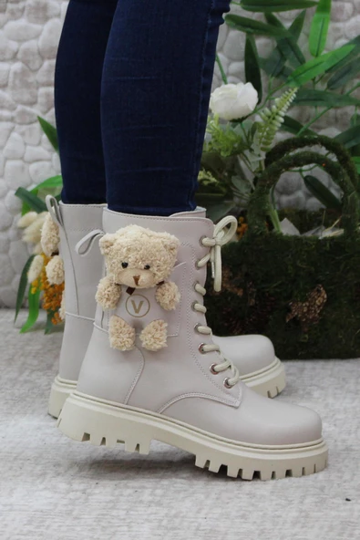 Mehmet Mete 35101 Anatomik Sıcak Astar Kaymaz Taban Postal Kız Çocuk Bot - Resim 9