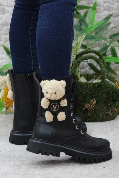 Mehmet Mete 35101 Anatomik Sıcak Astar Kaymaz Taban Postal Kız Çocuk Bot - Resim 4