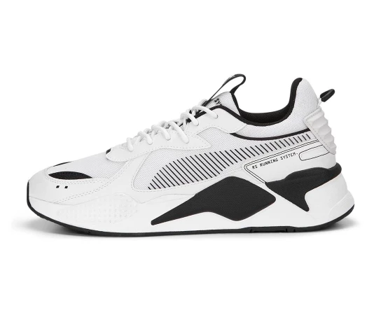 PUMA RS-X B&W BEYAZ ERKEK SPOR AYAKKABI 39003901 E-109 - 2