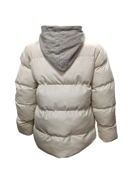 Kaside Y060 Kadın Oversize Kapüşonlu Şişme Spor Mont - 6
