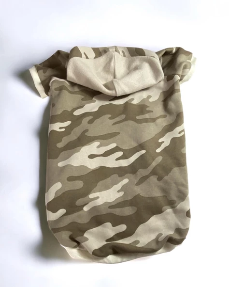 Soft Kamuflaj Sweatshirt Orta ve Büyük Irklar İçin - 5