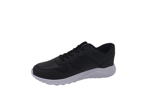 Lutton 4039 Unisex Siyah Günlük Kullanım Spor Ayakkabı - Resim 3