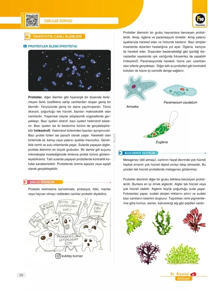 Dr. Biyoloji Barış Hoca Zero Serisi Biyoloji Video Ders Kitabı F10 Yayınları - 6