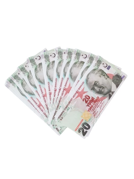 Düğün Parası Geçersiz Para 200 Adet Şaka Oyun Parası 20 TL