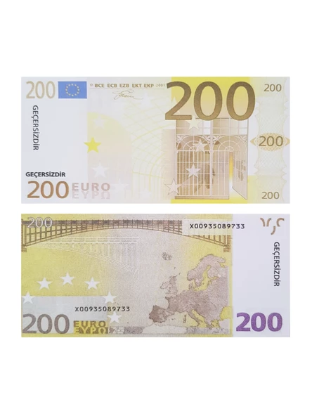 Geçersiz Şaka Düğün Parası 100 Adet Oyun Parası 200 Euro