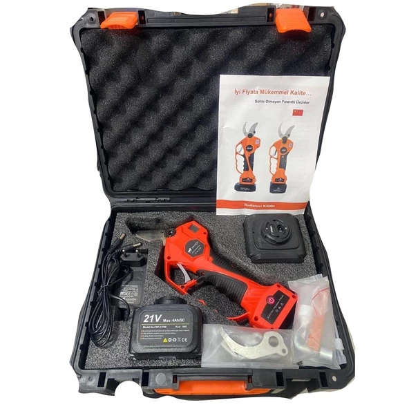 YOKATTA 830A Akülü Budama Makası Çift Akülü 4+4 Ah. 21 V - 4