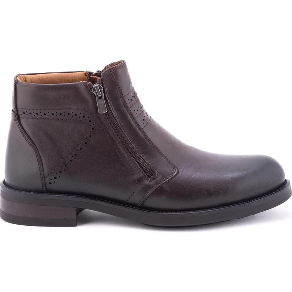 Forelli PIEL 36255-H Kahve Erkek Kışlık Deri Comfort Bot - 2