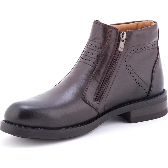 Forelli PIEL 36255-H Kahve Erkek Kışlık Deri Comfort Bot - 4