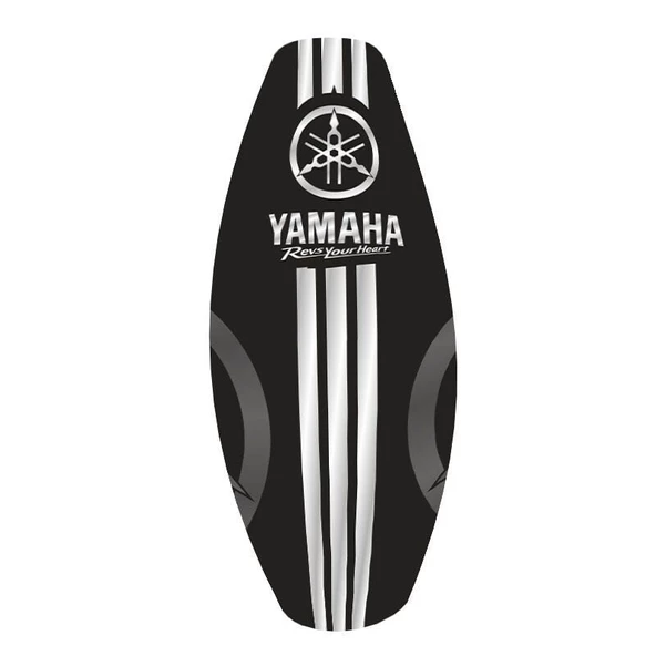 Yamaha YBR 125 Koltuk Kılıfı Desen 7 3 Çizgi Beyaz - 1