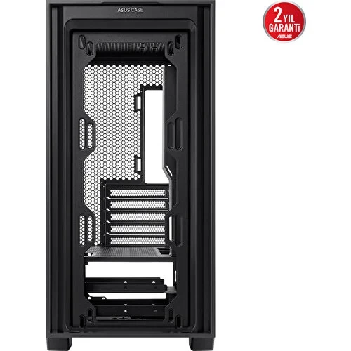 ASUS A21 360 MM SOĞUTUCU, 380 MM UZUNLUĞA KADAR EKRAN KARTI VE STANDART ATX PSU DESTEKLİ GİZLİ KABLO BÖLMELİ MICRO-ATX - A21 ASUS CASE - SİYAH - 3