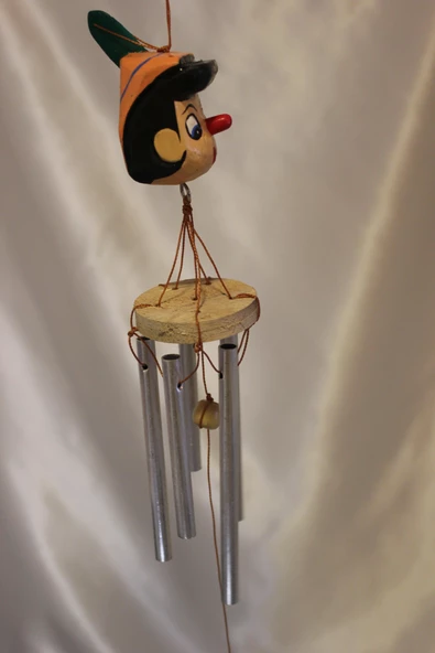 Deprem Çanı Zili Rüzgar Çanı Zili Pinokyo - Resim 5