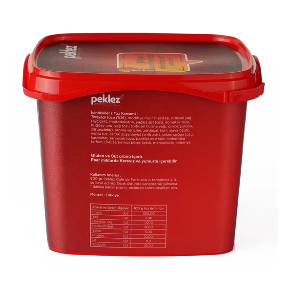 Peklez Cafe De Paris Sos 800 g - 6