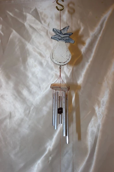 Deprem Çanı Zili Rüzgar Çanı Ananas 5 Metal Çubuklu ürün görseli