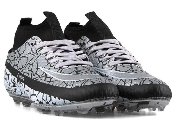 LİON 1071 Bilekli Çoraplı Krampon Futbol Ayakkabısı - 4