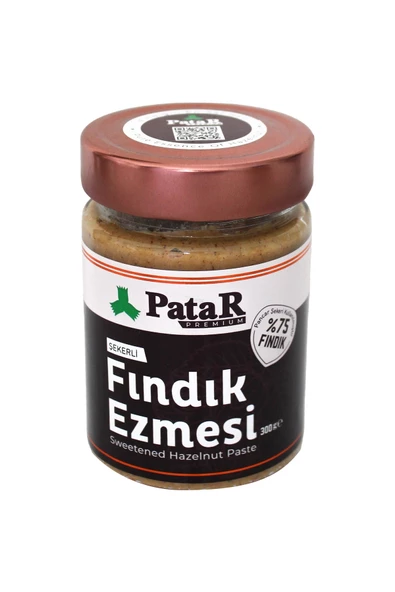 Patar Çifte Kavrulmuş Fındık Ezmesi 300 Gr