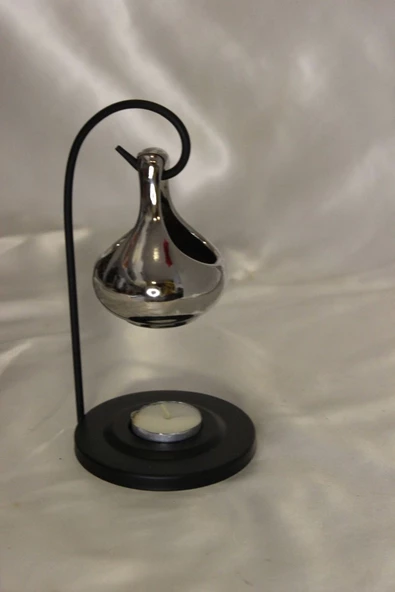 Buhardanlık Metal Ayaklı Buhurdanlık Gümüş ürün görseli